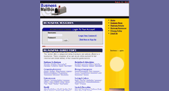 Desktop Screenshot of businessmailbox.com