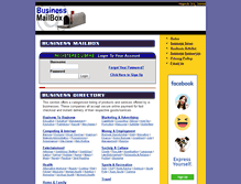 Tablet Screenshot of businessmailbox.com